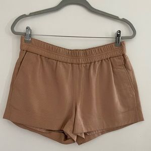 J Crew “Collection” Leather Shorts